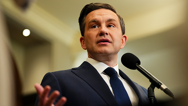 Poilievre finds himself a spectator as debate gets underway in Parliament